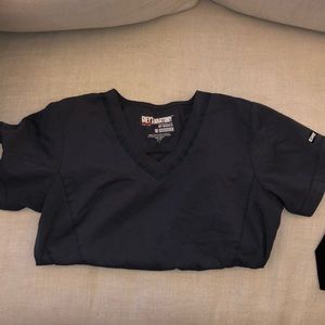 grey’s anatomy by barco steel grey scrub top